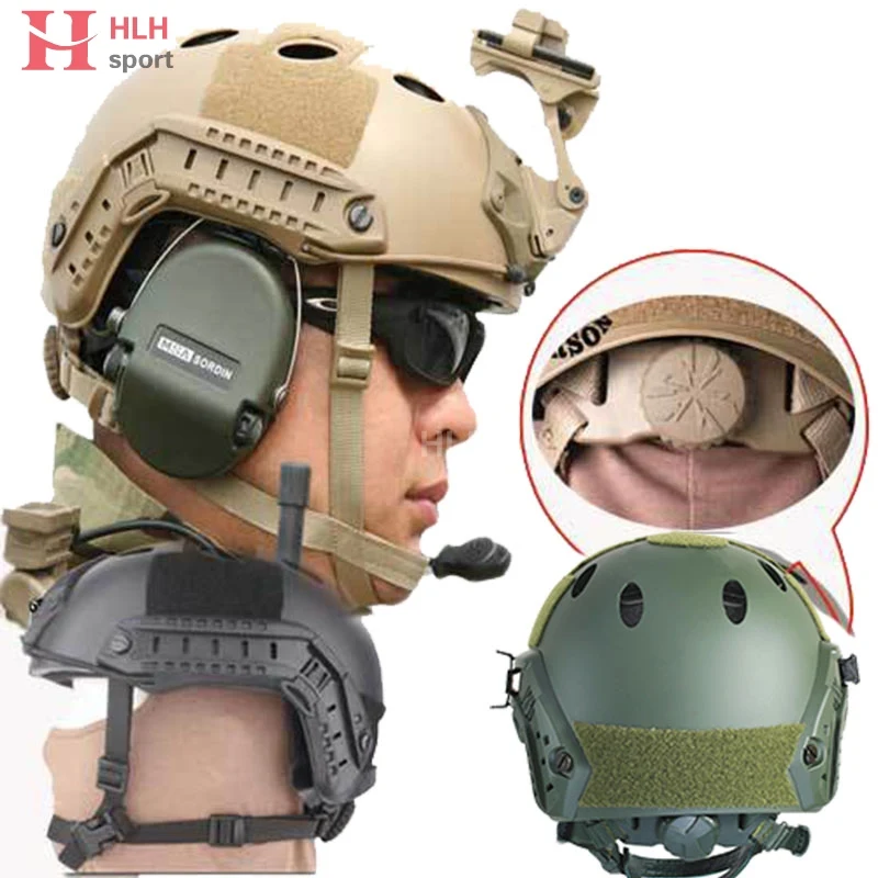 Мужской шлем Emerson Fast Jump военный Регулируемый защитный Тактический OPS Core|helmet