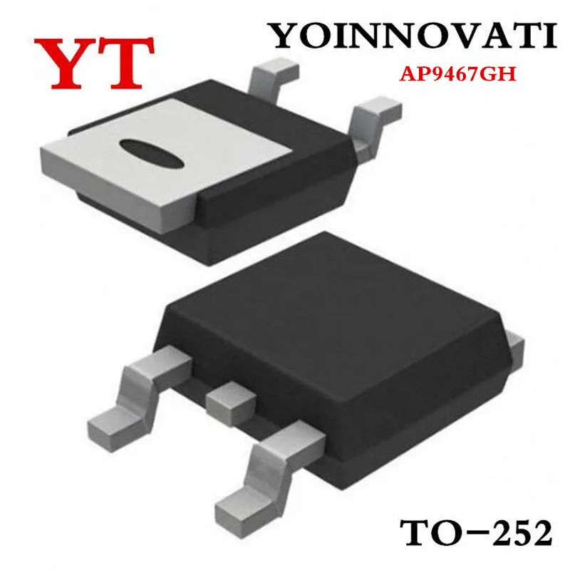 10 шт./лот AP9467GH AP9467 9467GH AP9467GH-HF-252 N-CHANNEL Повышение Режим MOSFET лучшего качества |