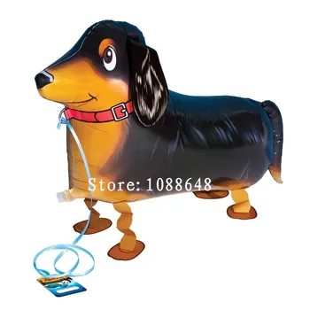 

Free Shipping 20pcs/lot walking pet balloon,Sausage dog walking animal ballon gifts for birthday party decoration