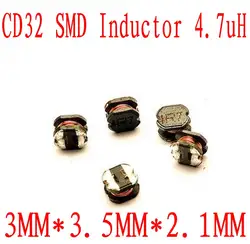 3000 шт. SMD мощности индуктора CD32 4.7uH 4R7 чип индуктивности 3*3*2 мм неэкранированный проволочный