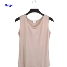 Новое прибытие чистый шелк трикотажные женские топы, натуральный шелк без рукавов жилет, двусторонний вязаный шелк женские свободные топы