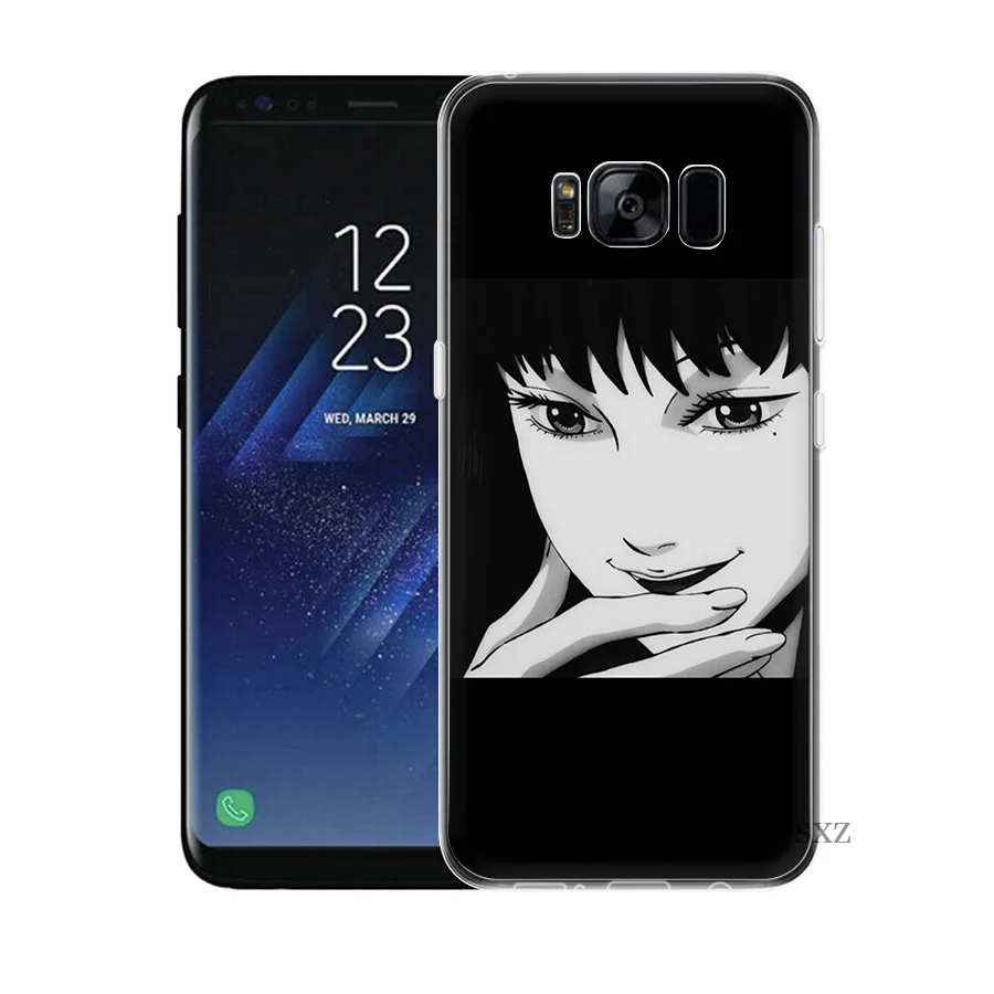 Черный и белый чехол для девочек Samsung Galaxy S10e S8 S9 M10 M20 M30 M40 S10 Plus S3 S5 S4 S6 S7 Edge Note 8