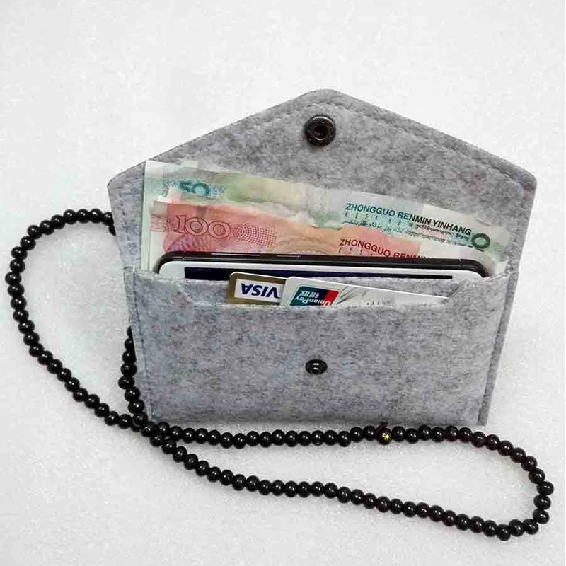 Soft wallet Card Holder felt Case For iPhone 6 6s 7 Plus Retro Cover Bag 8 X Wallet Pouch Oneplus 5 5T 3T | Мобильные телефоны и