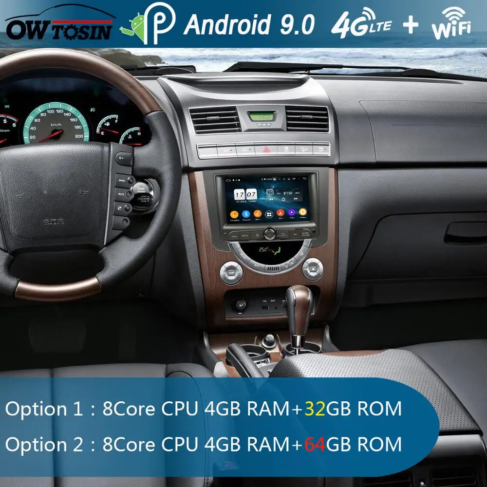 

7" IPS Octa Core 4G RAM+64G ROM Android 9.0 Car DVD Radio GPS For Ssangyong REXTON 2014 2015 DSP CarPlay Parrot BT Stereo Adas