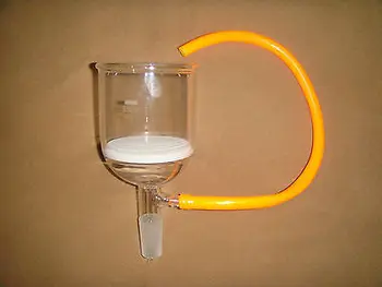 

350ml,24/40,Glass Buchner Funnel,3# Coarse Filter Disk,Come with The Vacuum Tube