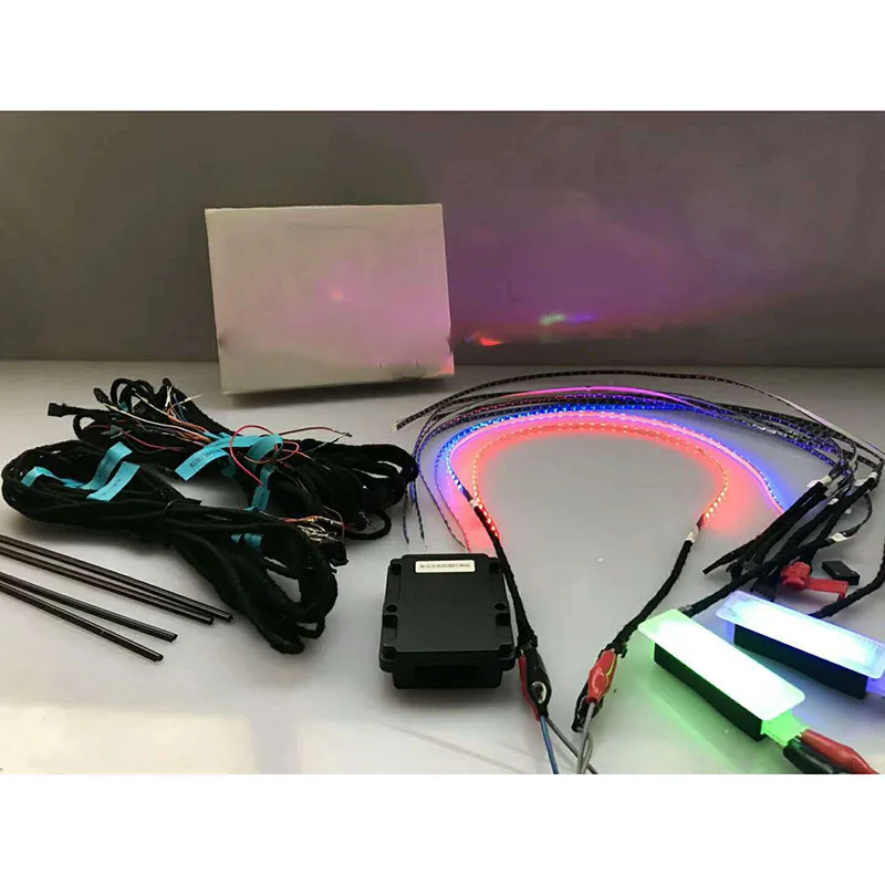  Car styling 18 colors led ambient lights for BMW 5 series F10 F11 F18 interior decorative led strip - 33001247535