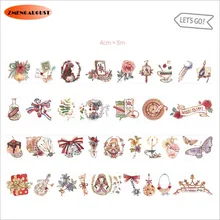 40mm * 5m kawaii Retro girl Washi Tape DIY decoration scrapbooking planner masking tape adhesive tape label sticker stationery