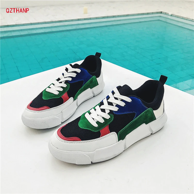 

2018 Spring Fashion Men's Casual Shoes Male Sneakers Breathable Gym Trainers Soft Lace-up Sapato Masculino Krasovki Man Shoes