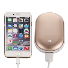 Россия продавец 2-в-1 Портативный Электрический нагреватель Многофункциональный грелка для рук Карманный обогреватель 5200 мА/ч, Мощность банка для телефона