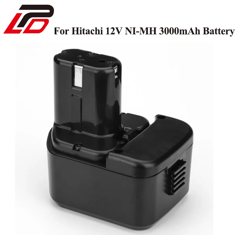 12V NI MH 3000mAh Battery For Hitachi EB1214S DS12DVF3 12V 3.0Ah ...