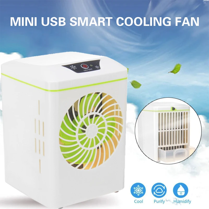 Портативный кондиционер вентилятор циркулятор воздуха охладитель персональный