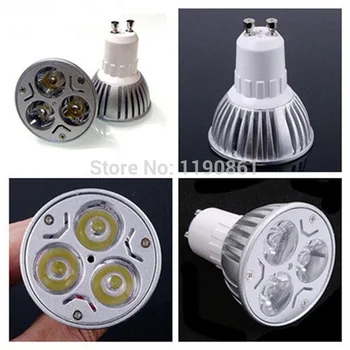 

New High Bright 9W Led Lamp GU10 dimmable 85-265V Led Light Bulb Led Downlights Warm/ Cool White