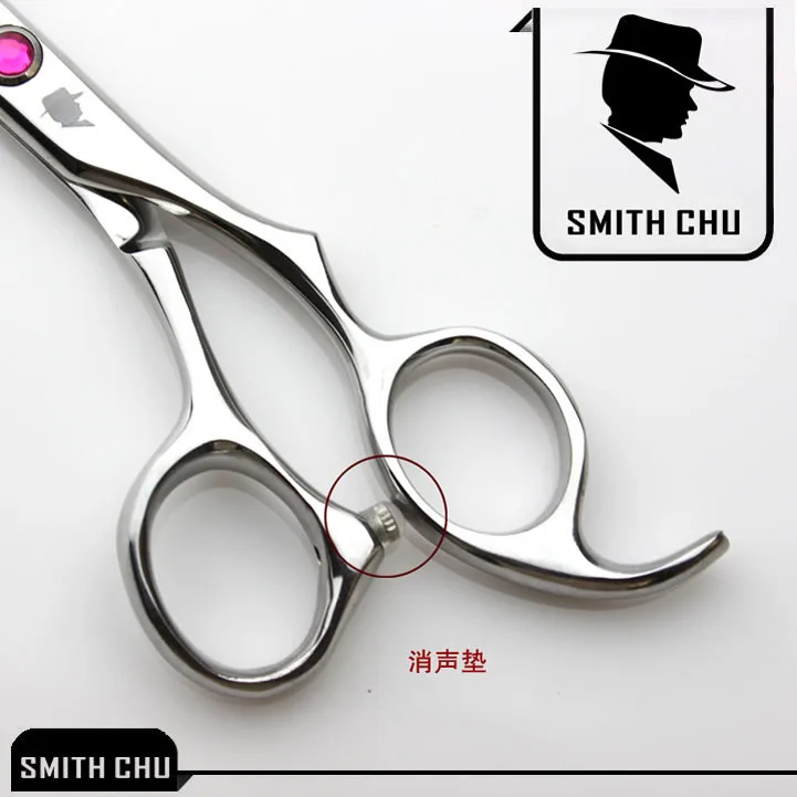 6," профессиональные ножницы для парикмахерских Парикмахерские ножницы Smith Chu Япония 440c парикмахерские ножницы для резки Истончение LZS0004