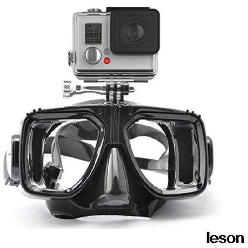 Diving Equipment Camera Mount Silicone Diving Mask Scuba Snorkel