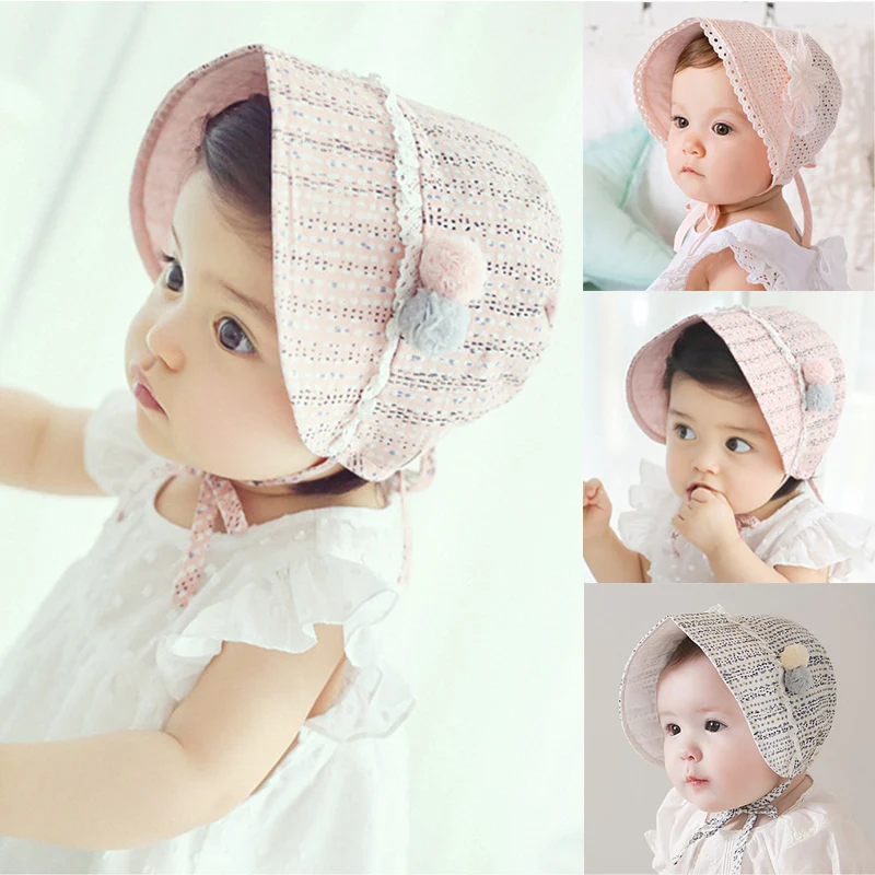 Newborn Baby Summer Hat For Girls Princess Baby Girl Sun Hat Autumn