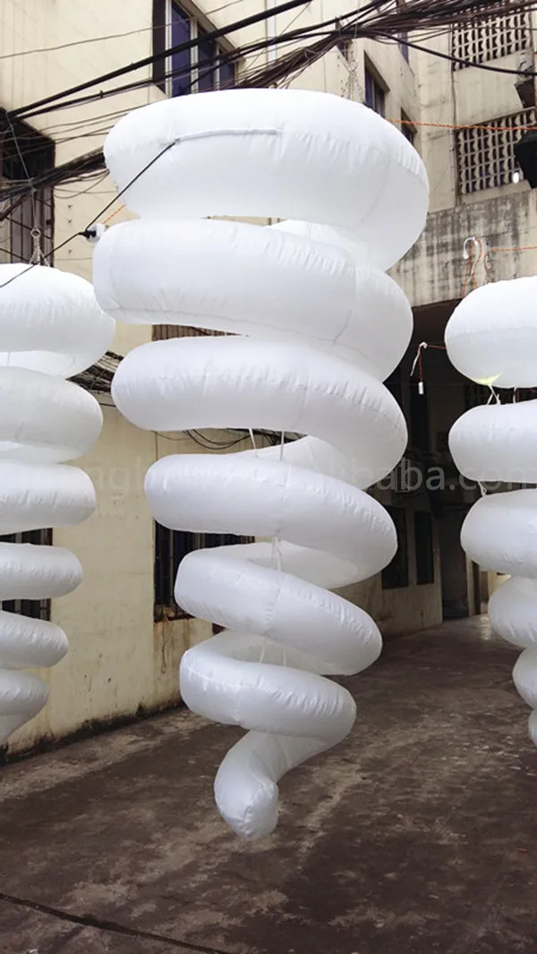 

Free shipping diameter 1.5m inflatable screw for event decoration
