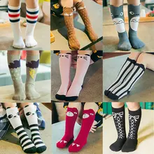Free Shipping Baby Girls leg warmer Fox Cotton Cute Little Character Knee Socks Kid Clothing unisex Toddler Boot Socks Cartoon