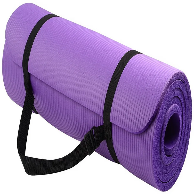 Sports Yoga Mat Multifunctional Yoga Mat Sling Strap Elastic NBR Non-slip Fitness Gym Belt For Sports Exercise 6 Colors