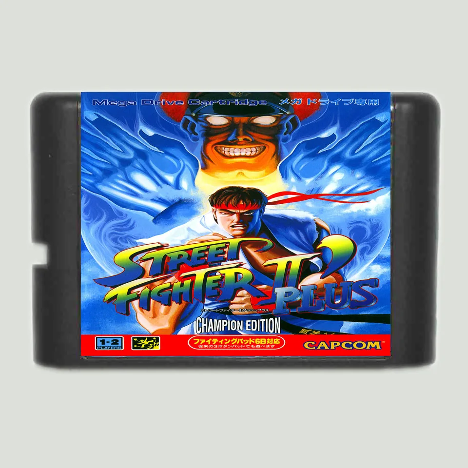 

Street Fighter II plus 16 bit MD Game Card For Sega Mega Drive For Genesis