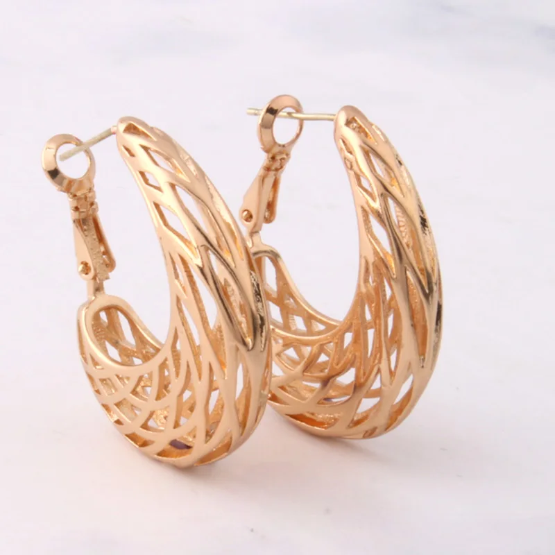 NeeFu WoFu медные серьги siver металлические брендовые marque boucle doreil большие Brinco Orecchino di