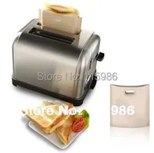 12 TEILE/LOS 17X19 CM Toaster Beutelsandwich Brot Wärme Nicht Stick Teflon Kochen Werkzeug