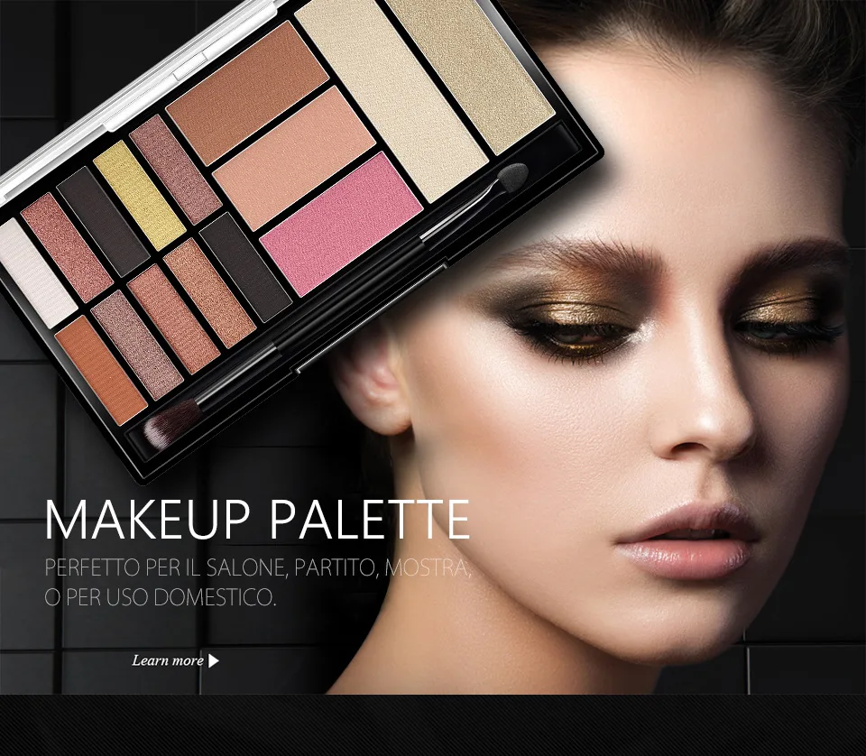 Eye Shadow Palette Nudes Smokey Eyes Matte Eyeshadow Glitter Shimmer Pigment Waterproof Mixed