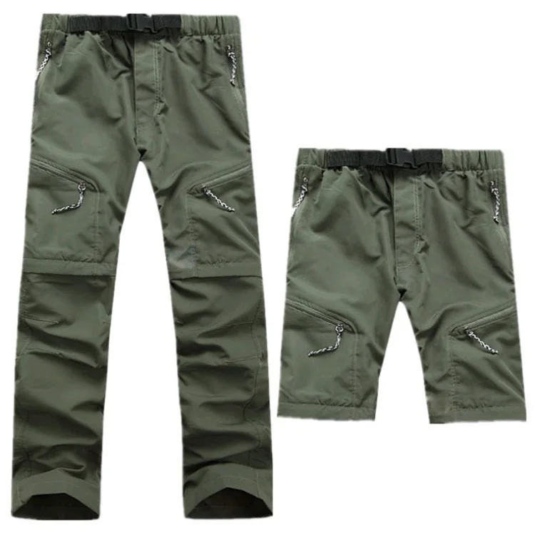 

outdoor Sports Leisure Quick-drying pants male Quick-drying pants Female Hiking pants trousers shorts Detachable