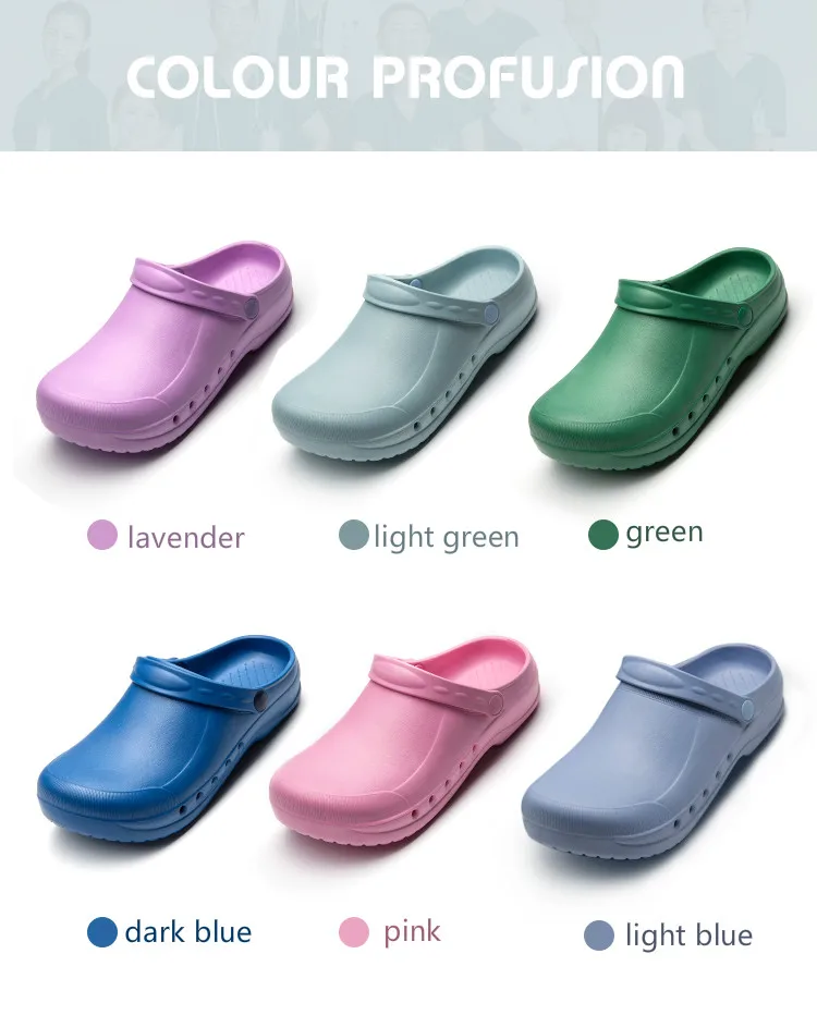 Унисекс обувь для врачей обувь для медсестры операции хирургии тапочки рабочие сандалии для женщин Кук обувь повара зеленый розовый плюс размеры 35-46