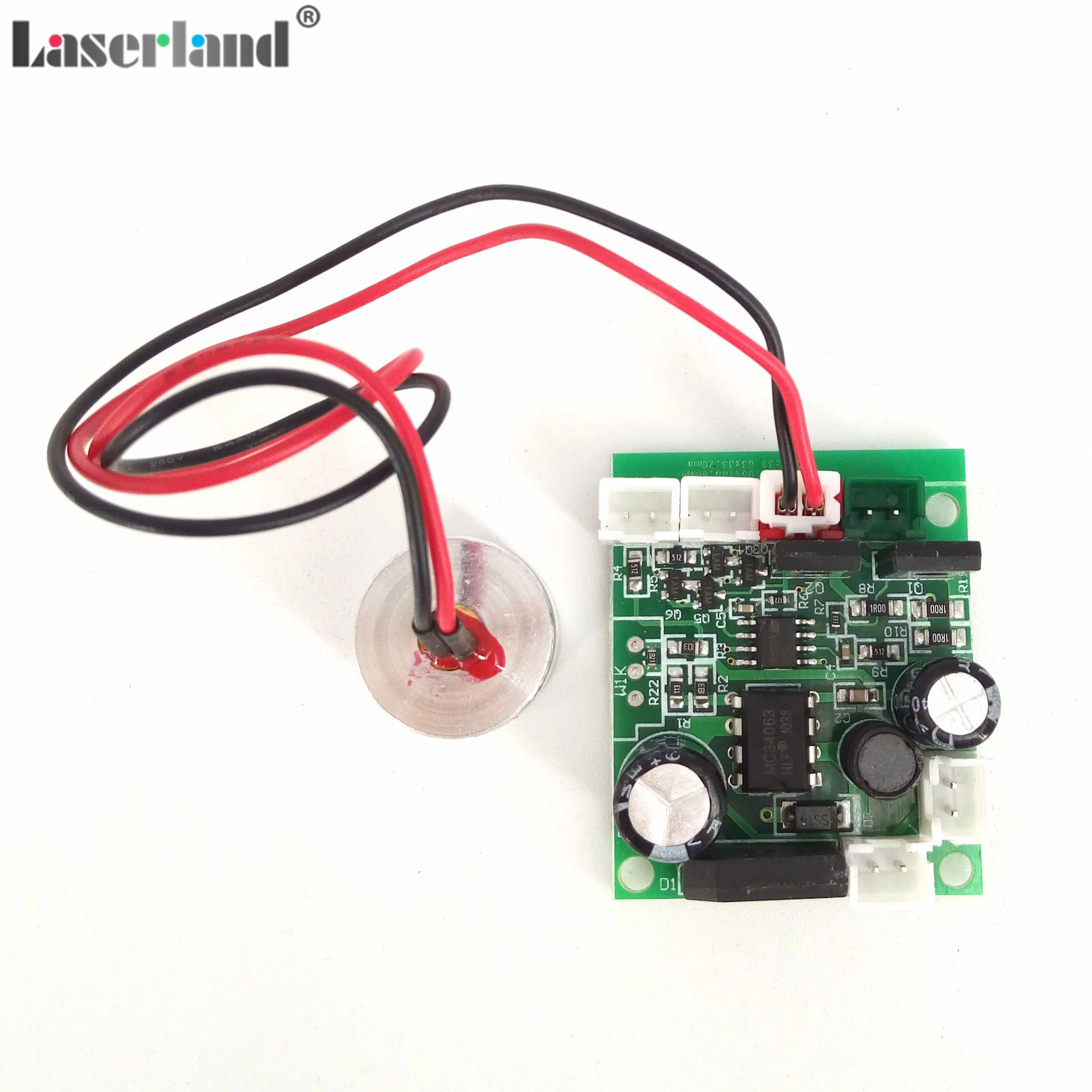 Красный лазерный диодный модуль Laserland 18*15 мм 100 нм МВт с фокусировкой TTL 12 В