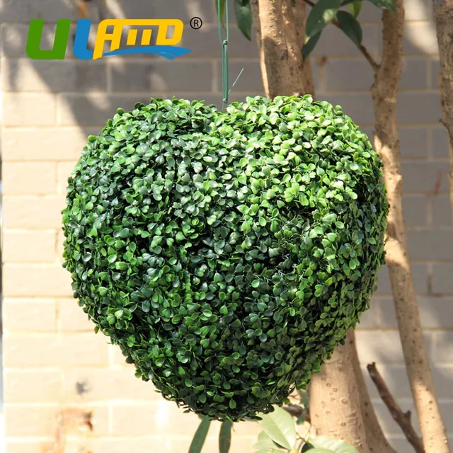 Decorative Boxwood Balls Stunning Uland Love Heart Artificial Boxwood Balls Artificial Plants Ball Design Decoration Decorative Boxwood Balls Simple Uland Love Heart Artificial Boxwood Balls Artificial Plants Ball Inspiration