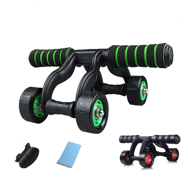 

4 Wheel Power AB Abdominal Roller wheel for Belly/Waist/Arms/Legs Workout Fitness Gym Exercise Body Building