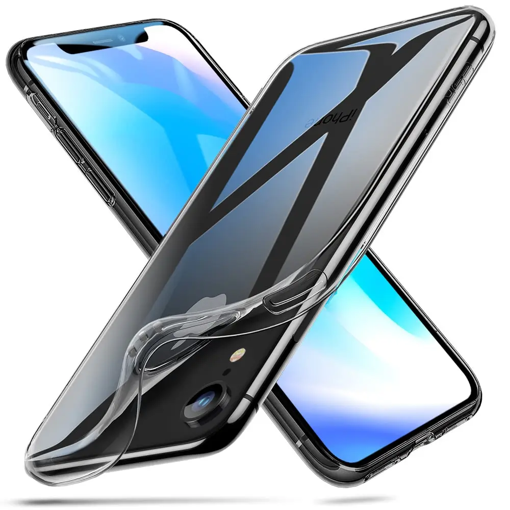 ESR чехол для iPhone XS XR XS Max прозрачный чехол Бампер прозрачный мягкий TPU чехол ультра тонкий чехол противоударный чехол для iPhone