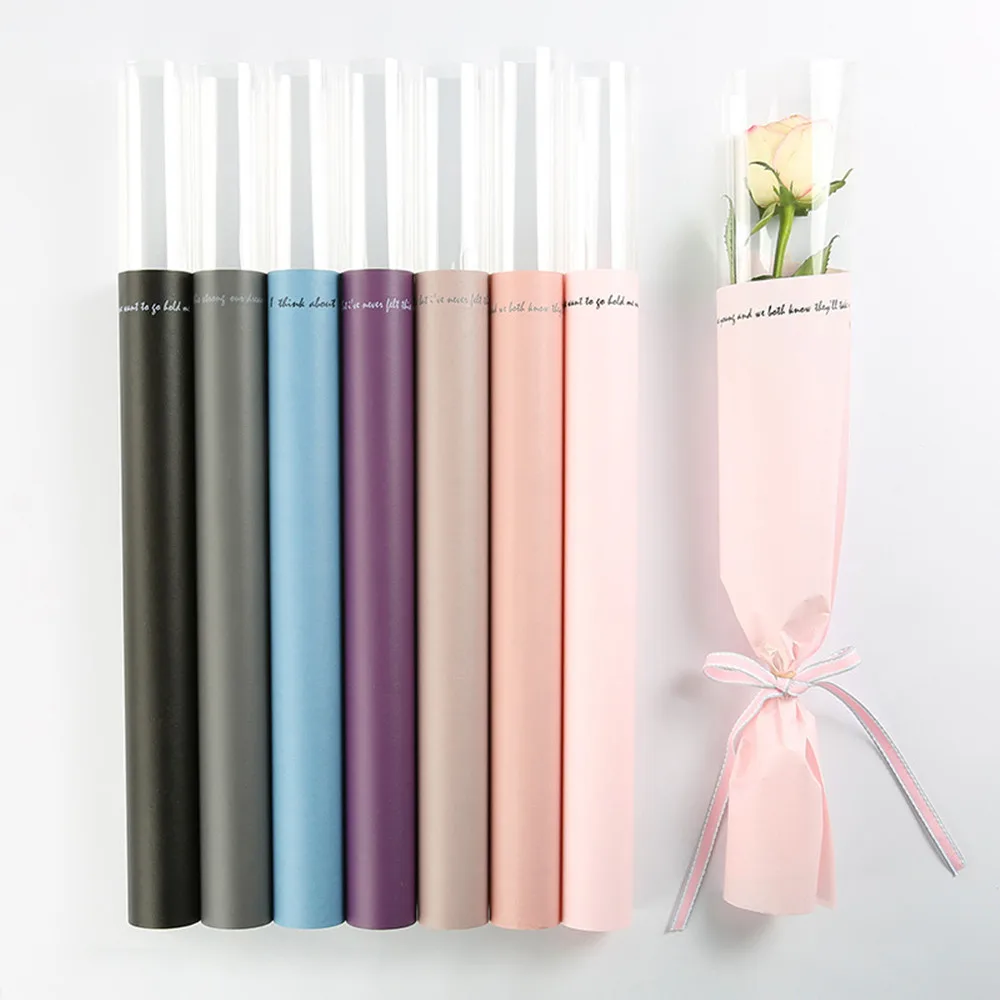 20 sheets clear waterproof flower wrapping paper florist clear flower wrapping paper