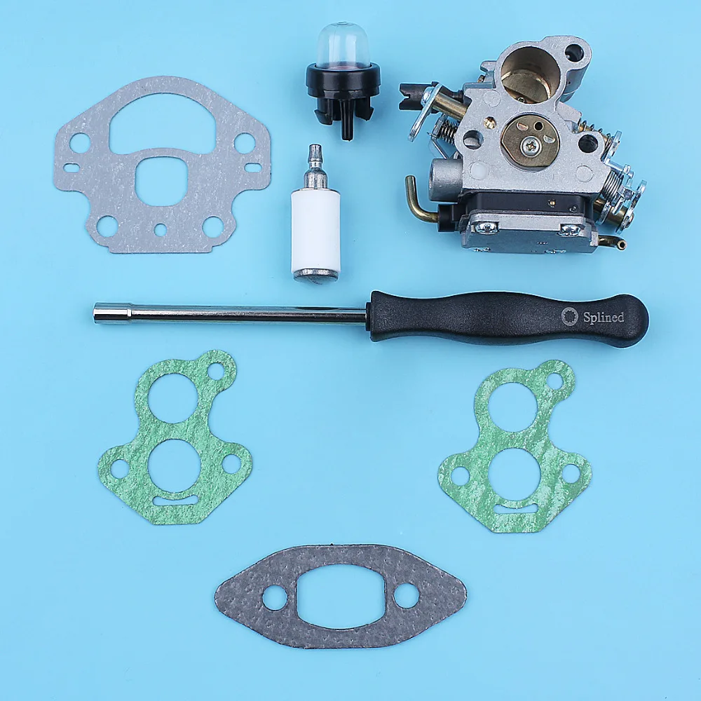 US $27.29 Carburetor Screwdriver Adjustment Tool Gaskets Kit For Mcculloch Cs340 Cs380 Cs 340 Chainsaw Primer Bulb Fuel Filter Spare Parts