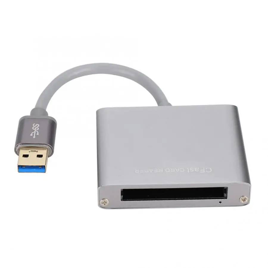 Алюминиевая карта из сплава считыватель для Canon 1DX Mark II Серебро CFast2.0 к USB3.0 кард-ридер
