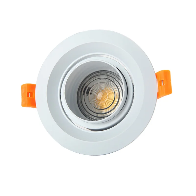 Cob-светодиоды с регулируемой яркостью светильник 5 W 10 W 15 W регулировать угол луча 15/45/60 градусов светодиодный потолочный светильник AC110V 220 V