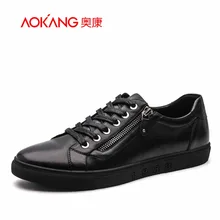 AOKANG 2017 Nouvelle Arrivée hommes de casual chaussures hommes en cuir véritable chaussures hommes de chaussures de mode chaussures hommes livraison gratuite