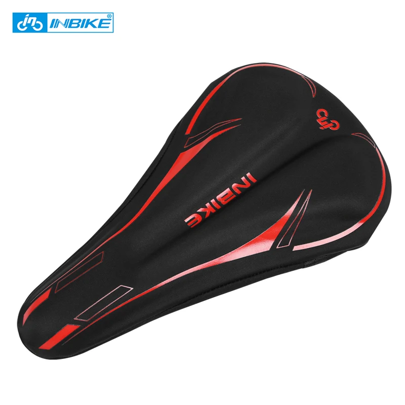 Cyclisme V/élo Coussin Couverture /Épais Gel Pad Si/ège Couvre-Selle 3D Coussin Doux pour VTT Faire du V/élo Accessoires Rouge