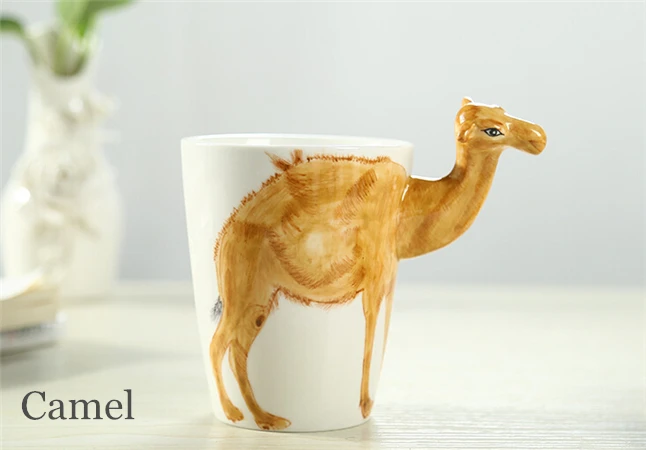 Tasse A Cafe En Forme D Animal En Ceramique De Dessin Anime Tasse A Cafe En Forme D Animal Girafe Vache Singe Chien Camel Elephant Chat Tasses Et Gobelets Cadeau Aliexpress