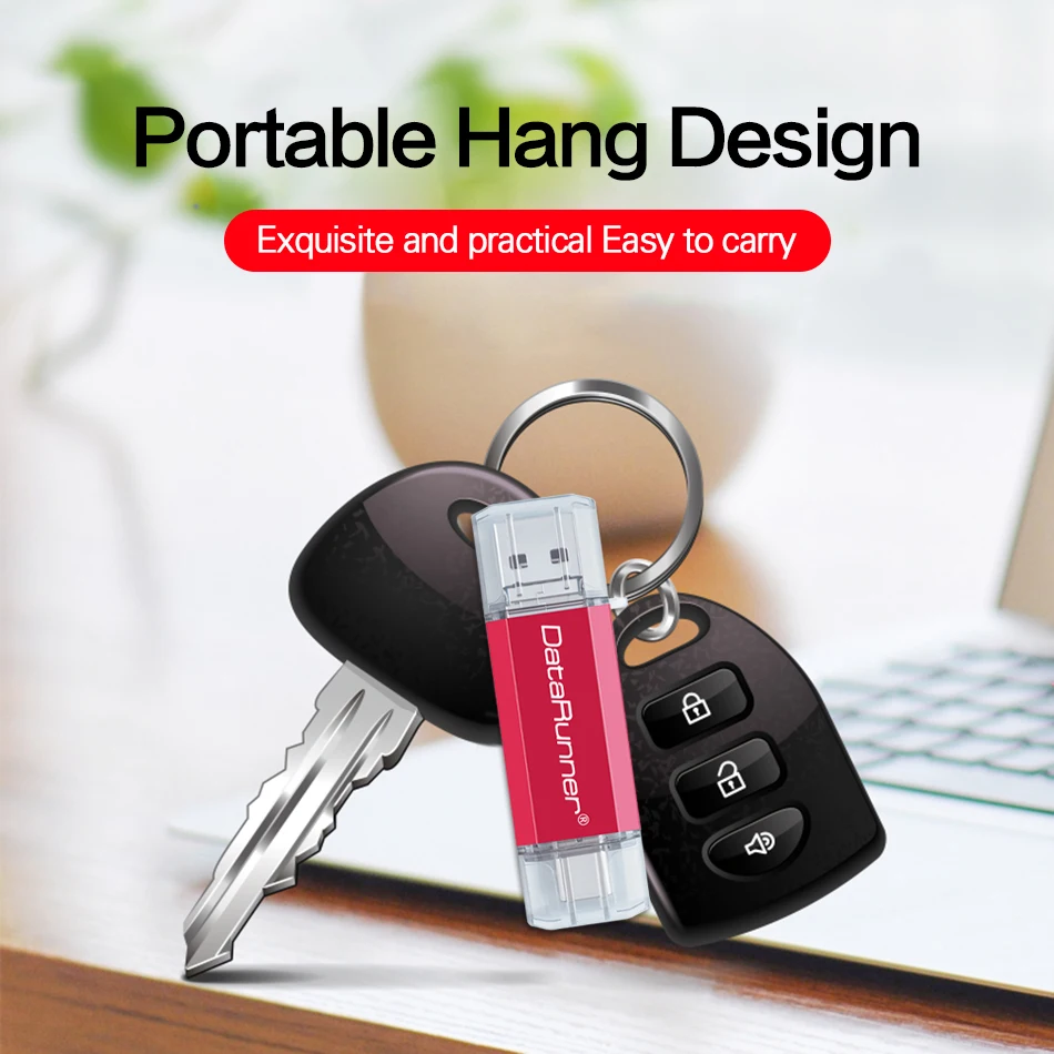 Высокоскоростной USB флеш накопитель DataRunner Type C 128 Гб OTG 256 ГБ 64 32 16 флешка 3 0 карта