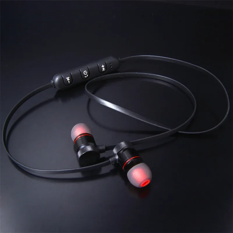 Bluetooth Wireless Headphone Sport Running Stereo Magnet Earbuds With Microphone Earphone Headset For iPhone Samsung