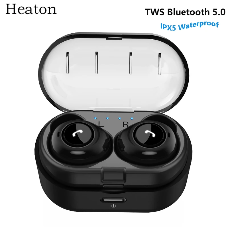 Беспроводные Bluetooth наушники Heaton V5.0 с микрофоном басовые гарнитура беспроводные
