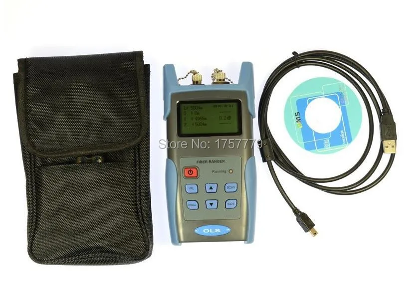 

Optical Fiber Ranger 60KM OTDR Principle Tester Meter JW3304A FTTx Network Fiber Optic FTTH Tool Kit Visual Fault Locator