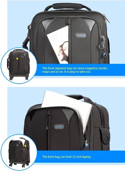 

high quality SLR camera trolley case series 1000 1500 2000 3000 trolley camera bag with Rain cover CD50
