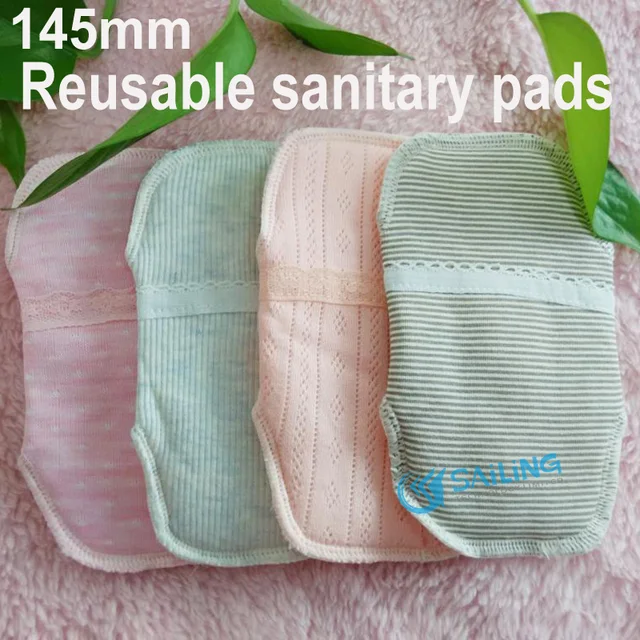 5 Pcs Washable sanitary pads overnight cloth pads panty liners reusable Sanitary pads washable