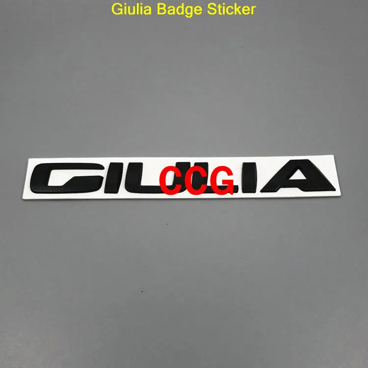 1 шт. 3D высокое качество Giulia логотип автомобиля боковая эмблема значок ремонт творческая наклейка для Alfa Romeo 147 Giulia Spider Mito автомобильный Стайлинг