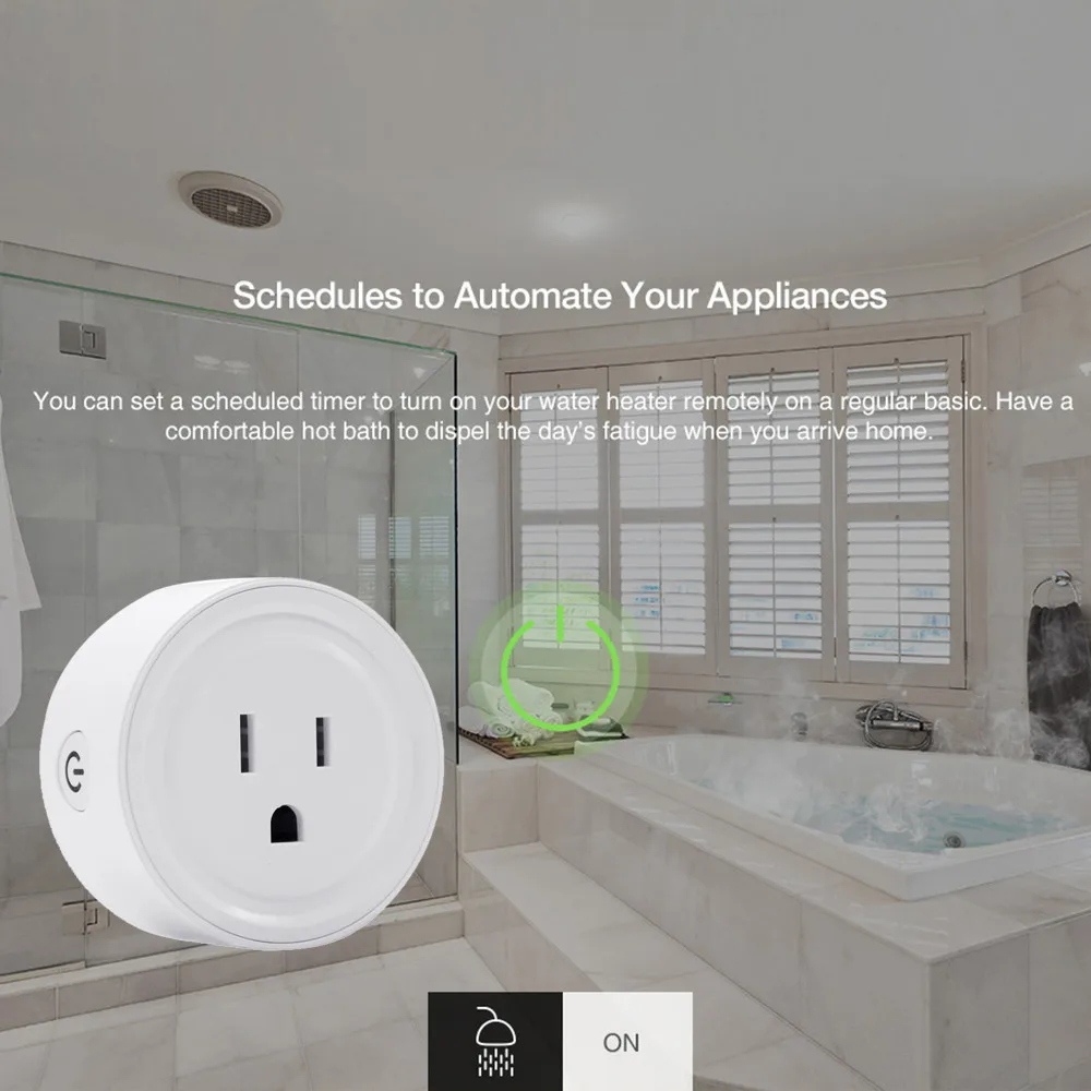 

NEW Smart WiFi Power Socket US Plug Switch For Amazon Alexa/Google Home App Control Intelligent timing for eFamilyCloud