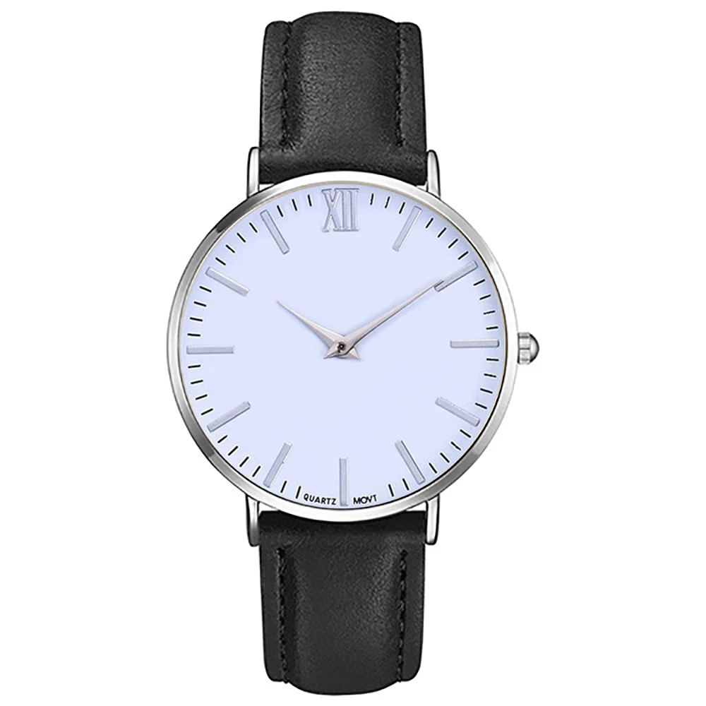 

Geneva ladies watch new casual fashion Roman numerals dial High quality leather strap Simple retro woman watch Gift
