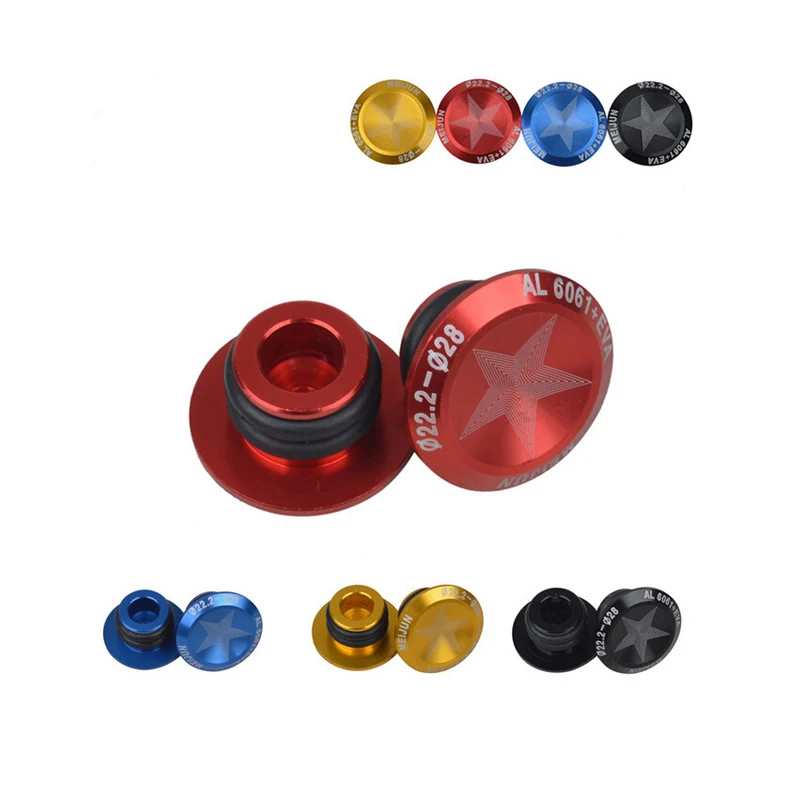 

1Pair Bike MTB Cycling Aluminum Alloy Handlebar Grips Plug Handle Grip Bar End Stoppers Bicycle Accessories
