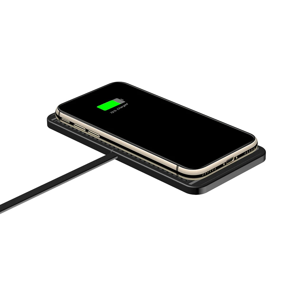 QI беспроводной автомобильный телефон зарядное устройство Быстрая зарядка Коврик для iPhone samsung универсальный